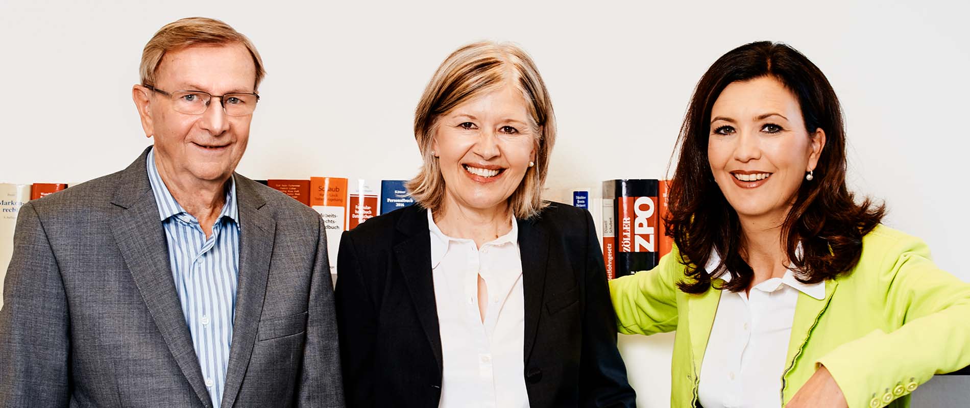 Anwälte Balingen Erbe & Hopt Portrait der Anwälte in Balingen: Werner Erbe, Diana Hopt-Bley, Marianne Hausherr